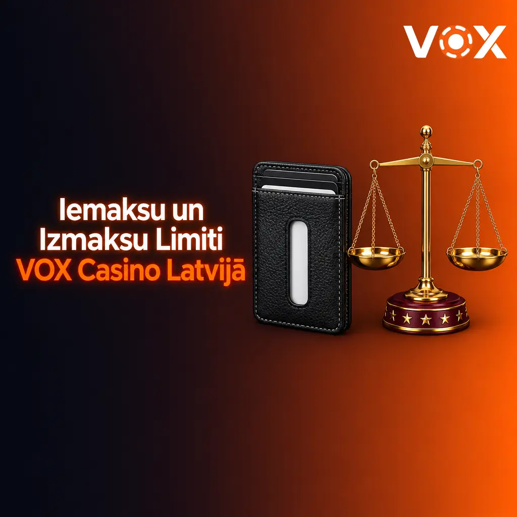 VOX Casino Latvija iemaksu un izmaksu limiti dažādām maksājumu metodēm, tostarp bankām un kriptovalūtām