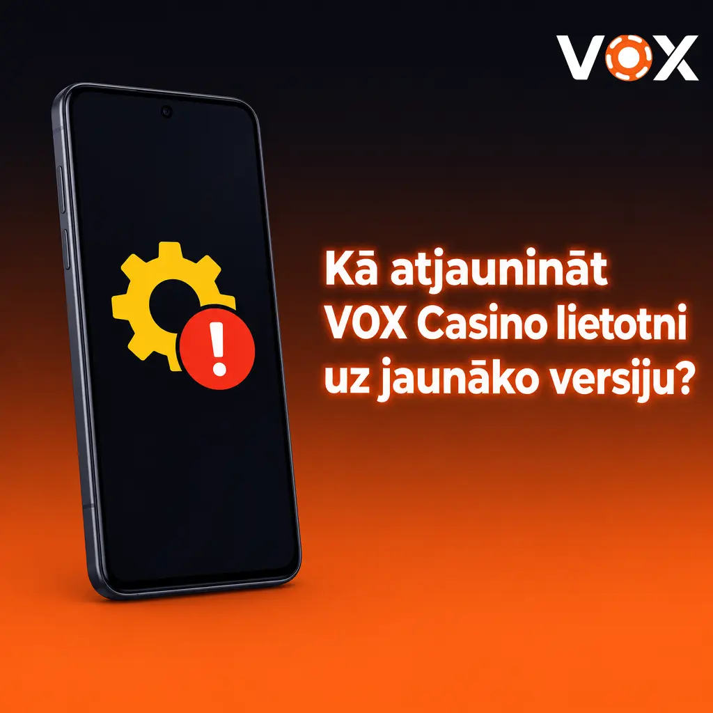 VOX Casino lietotnes atjaunināšana Android un iOS ierīcēs ar jaunāko APK versiju