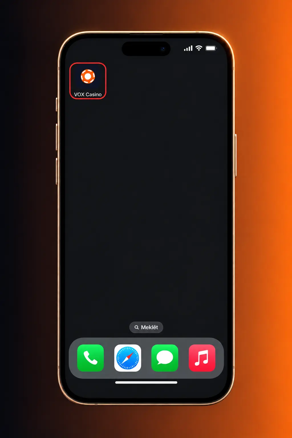 VOX Casino PWA instalācija iOS ierīcē 5 soļos caur Safari pārlūkprogrammu