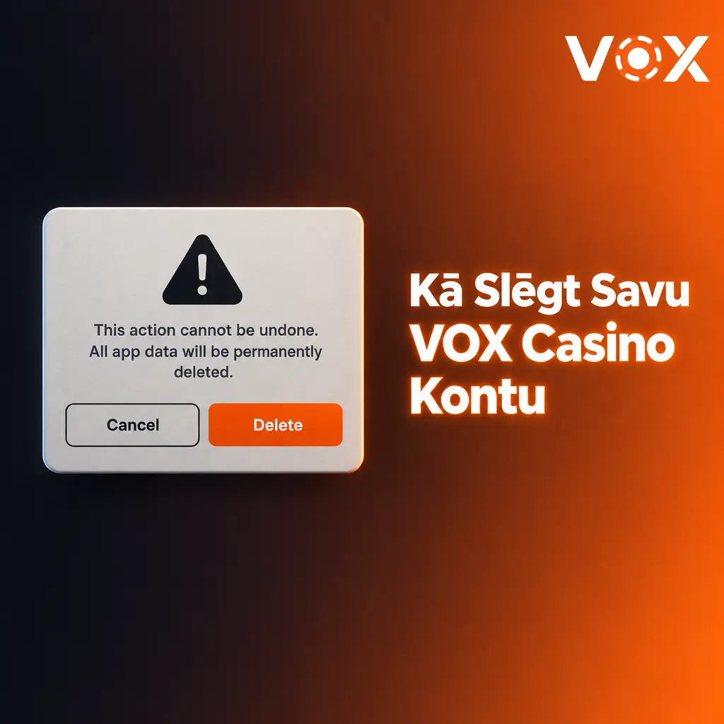 VOX Casino konta bloķēšana un pašizstumšanas iespējas atbildīgai spēlēšanai