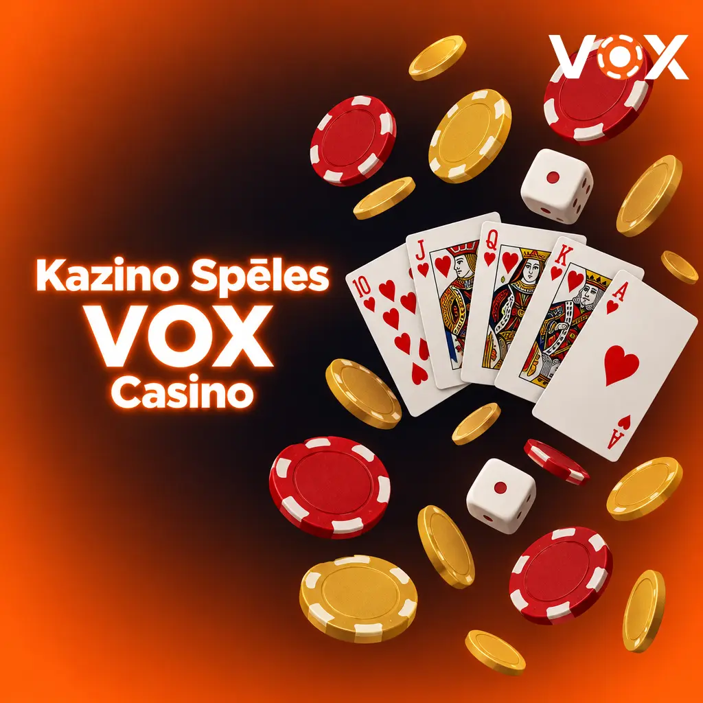 VOX Casino spēļu kolekcija ar 5000+ automātiem, dzīvo kazino un galda spēlēm Latvijas spēlētājiem