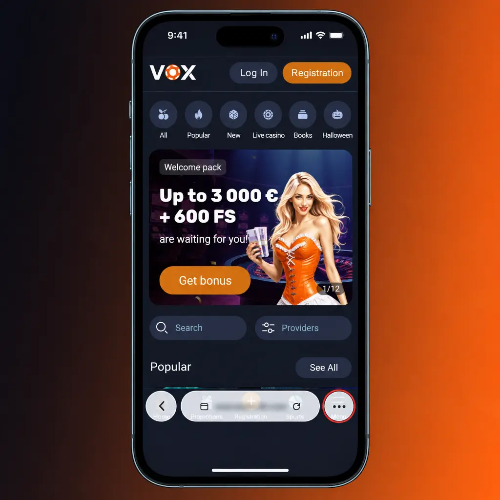VOX Casino iOS instalācija: lejupielāde App Store vai PWA pievienošana sākuma ekrānam