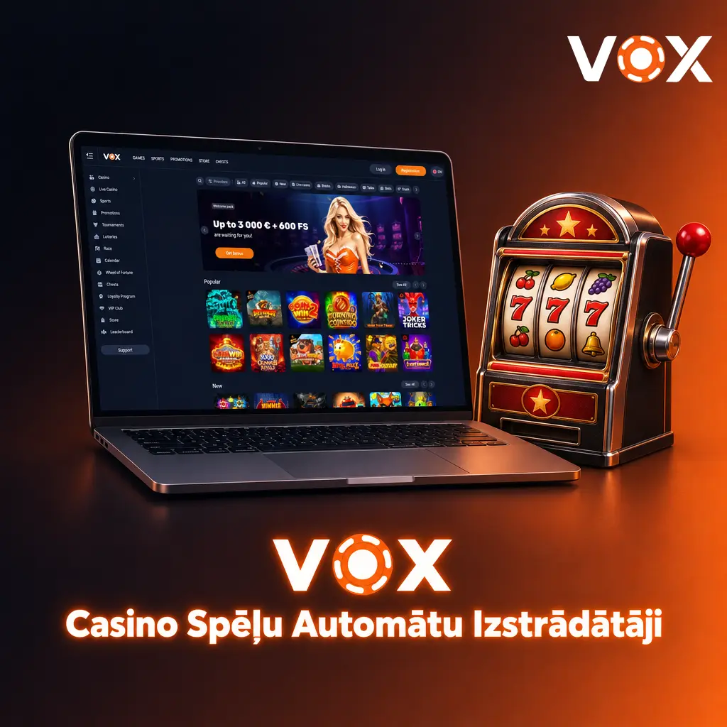 VOX Casino spēļu izstrādātāji – Pragmatic Play, NetEnt, Microgaming un citi 60+ partneri