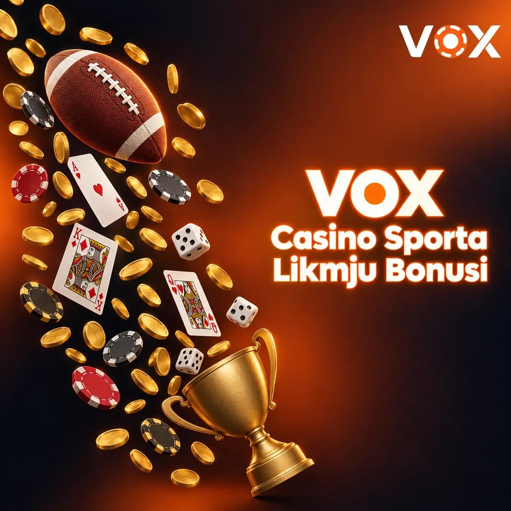 VOX Casino sporta likmju bonusi Latvijā – bezmaksas likmes, koeficienti un lojalitātes punkti spēlētājiem